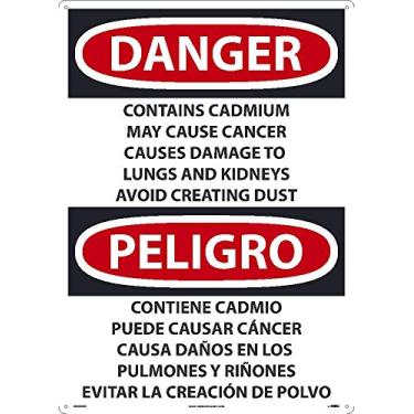 Imagem de NMC ESD29RD National Marker Container Sign (PPE, Waste, etc.) 71 cm x 50 cm, plástico rígido