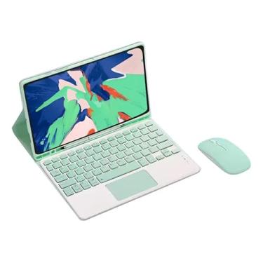 Imagem de Capa Para Samsung Tab S8 Ultra 14.6 Polegadas Com Teclado Removível+Mouse (verde, teclado de toque)
