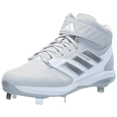 Imagem de adidas Icon 8 Mid Tênis masculino, Cinza claro/prata metálico/branco, 46