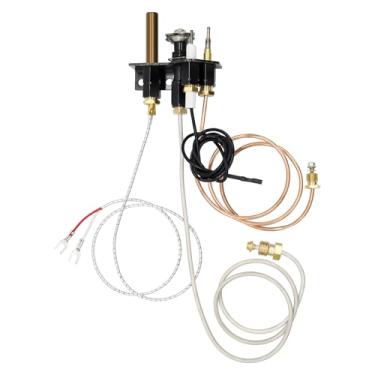 Imagem de Denkuhin Conjunto piloto de lareira a gás natural 108084-02 substitui para lareiras a gás natural de ventilação