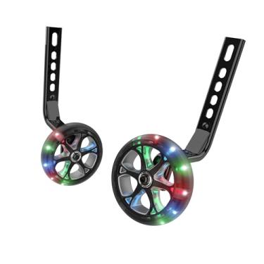 Imagem de Jetson Acessório de roda de treinamento com iluminação Spark, rodas com luzes LED ativadas por movimento, rodas de 10 cm, serve para a maioria das rodas de bicicleta de 30 a 5 cm, a partir de 3 anos,