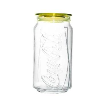 Imagem de Pote De Vidro Coca-Cola Tampa Amarelo 1Litro  - NDI