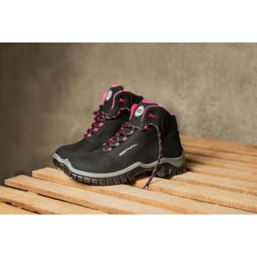 Imagem de Bota Segurança Estival Feminino Rosa Bico Composite Com Ca 42.555, 36