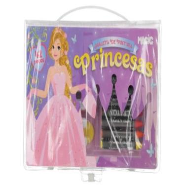 Imagem de Livro - Maleta De Pintura 42 Pecas - Princesas - MAGIC KIDS, 0, 24 x 1