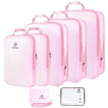Imagem de Conjunto de 7 Cubos de Compressão PFEYRPK para Viagem com Bolsa