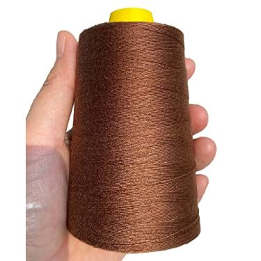 Imagem de Ms Fenda Linha de costura de cabelo humano profissional marrom claro, 950 metros, 140 g