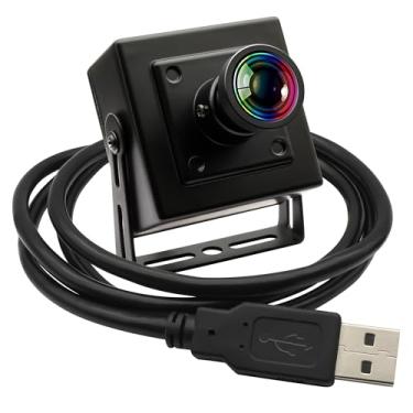 Imagem de IEights Webcam de obturador global de 5 MP para laptop 60fps câmera de PC de alta velocidade grande angular 120 graus baixa distorção câmera Web cam mini UVC USB2.0 Lightburn para gravador a laser 5mp