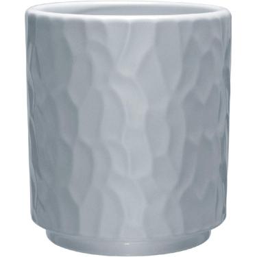 Imagem de CACHEPÔ VASO DECORATIVO PLANTA HOME&CO CERÂMICA 13x11x11cm CINZA