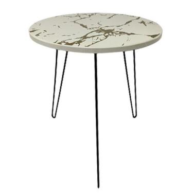 Imagem de Mesa de Centro em MDF Branca 40 cm - AMIGOLD