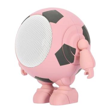 Imagem de Alto-falante, Alto-falante Sem Fio Portátil Recarregável, Suporte para Conexão Serial Sem Fio, Estéreo, Microfone Embutido para Festa (Rosa)