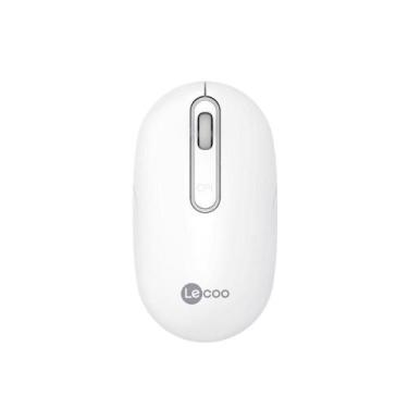 Imagem de Mouse sem Fio Lecoo WS207 - 2.4GHz - 1600dpi - Branco - WS207WH
