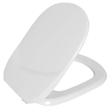 Imagem de Assento Sanitário Kadet Branco Tampa para Vaso Agnes em Polipropileno 