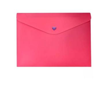 Imagem de Pasta C/ Botão Horizontal Envelope A4 Full Color - Dello, PINK