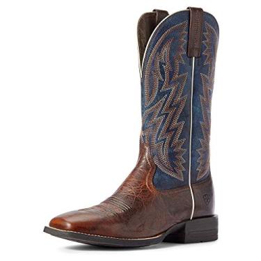 Imagem de ARIAT Bota masculina Dynamic Western, Pátina marrom/crepúsculo azul, 11.5 Wide