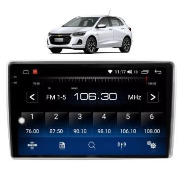 Imagem de Kit Multimídia Onix 1.0 2020 / 2024 9 Pol Android Carplay Gps 2/32GB - 915BR ROADSTAR