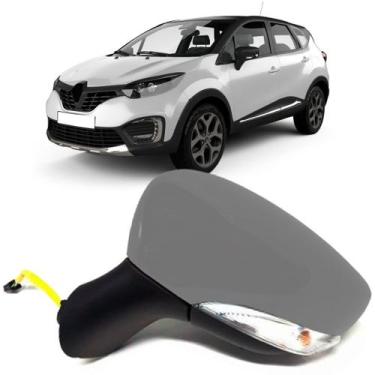 Imagem de Retrovisor Captur 2017 a 2021 Eletrico C/aquecedor Pisca - SP ACESSÓRI