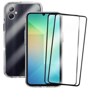 Imagem de Kit Capa Capinha Anti Impacto e 2 Película De Privacidade Para Samsung Galaxy A06