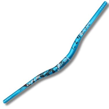 Imagem de Guidão Curvo 31.8 X 780mm 30mm Bike Mtb Bmx Guidom Enduro (Azul)