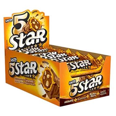 Imagem de 5 Star display com 18 unidades de 40g