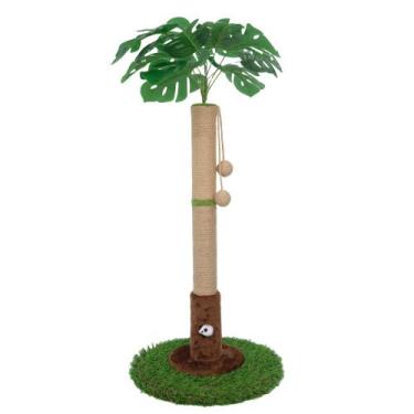 Imagem de Poste para arranhar gatos Woochpet com 90 cm de altura com corda e bol