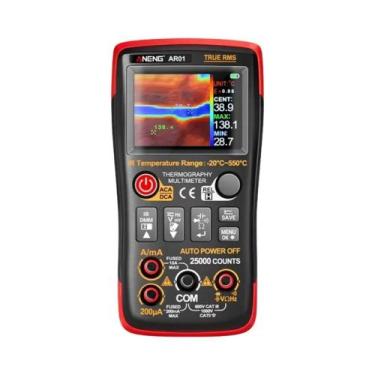 Imagem de 1000V 25000 Contagens ANENG AR01 Multímetro De Imagem Térmica USB Tipo