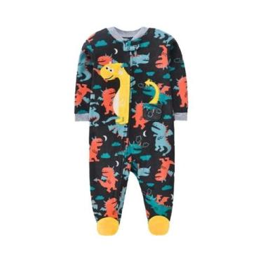 Imagem de Macacão de Lã para Bebê Recém-Nascido (0-12 Meses) - Pijamas de Invern