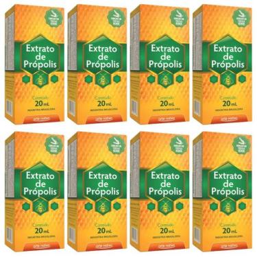 Imagem de Kit 8 Extrato de Própolis Verde 20ml cada, em gotas  Arte Nativa