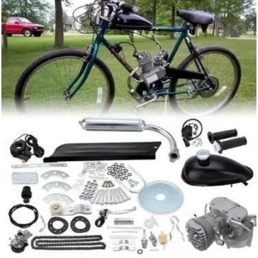 Imagem de Motor de Bicicleta 80cc Preto Kit completo novo - nakazaki