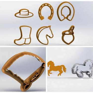 Imagem de Cortador Kit Especial Semana Farroupilha Gaúcho Tamanho 4Cm