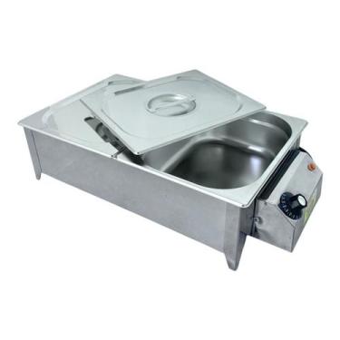 Imagem de Buffet Rechaud Elétrico 2 Cubas Inox 220V Profissional - Ipe Cozinhas