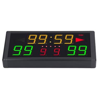 Imagem de LED Eletrônico de Placar 10 Dígitos Controle Remoto para Treinamento de Jogos de Bola (Plugue nos EUA)