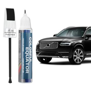 Imagem de Reparo de arranhões de pintura de carro, caneta de retoque de carro, tinta de retoque para carros, acessórios universais para carro caneta de pintura para apagar arranhões de carro (preto)
