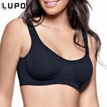 Imagem de Top Lupo em microfibra sem costura - 41300, M, Preto