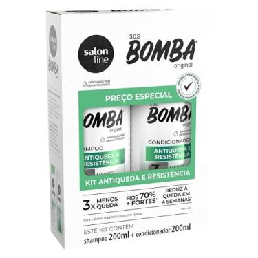 Imagem de Salon Line, Kit Shampoo e Condicionador, SOS Bomba, Antiqueda - Todos os Tipos de Cabelo, 200 ml cada