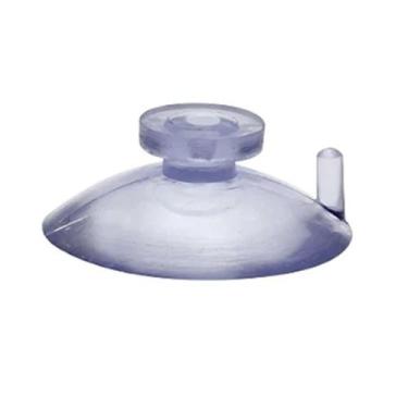 Imagem de 10 Ventosa 40mm 4cm Cabeça Botão Silicone Vidro Acrílico Pvc - H Plást