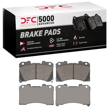 Imagem de Dynamic Friction Company Pastilhas de freio dianteiras 5000 Advanced - Low Metallic| Para Toyota GR Corolla 2023-2024, Toyota Yaris 2022-2024