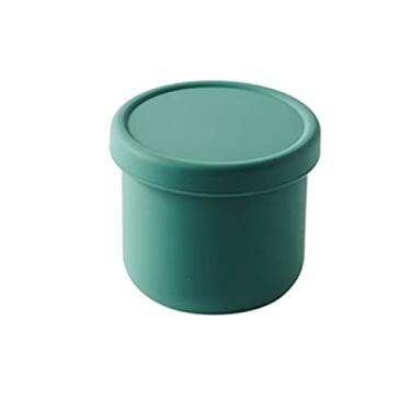 Imagem de Small Silicone Bento Box Silicone Cup Microwave Freezer Safe Mini Silicone Bowl with Lids for Dessert,Fruit,Snack,Portable Food Storage Container(green)