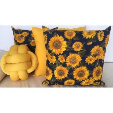 Imagem de Kit 3 Capas de Almofadas Decorativas + Almofada Nozinho(22)