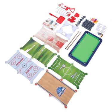 Imagem de RiToEasysports Crianças 6 Em 1 Multi Game Table Design Com Eficiência de Espaço 50 X 28 Cm de Mesa de Mesa de Plástico Com Piscina Tênis de de Hóquei Em Piscina para Esportes Em Casa e Vínculo