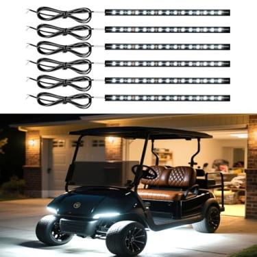 Imagem de Anki HappiGo Fita de LED branca para carro, luzes de carrinho de golfe, impermeável, 12 V, tiras de luz interior e exterior para decoração de casa, carros, motocicletas, barcos, carrinhos de golfe