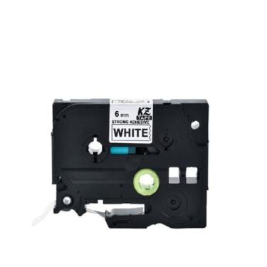 Imagem de Fita Strong Compatível Brother Tz Tze S211 Branca Letra Preta 6mm - Ge