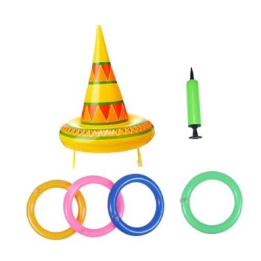 Imagem de Kokiya Brinquedo inflável para arremesso de chapéu, brinquedo inflável para festa de Halloween, lembrancinhas, jogo de carnaval ao ar livre para praia,