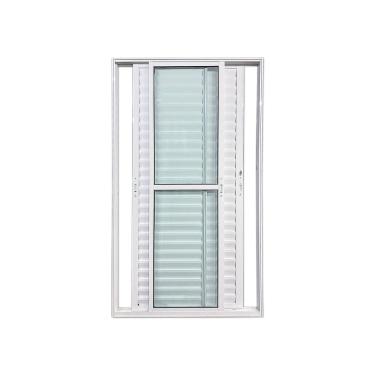 Imagem de Porta Balcão 3 Folhas Veneziana 210x120 Branco Linha 25