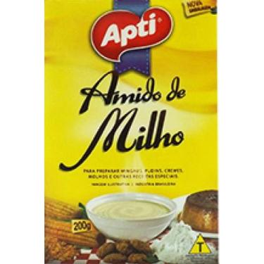 Imagem de Amido Milho Em Pó Branco 200Gr - Apti