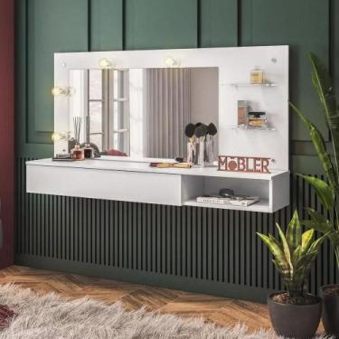 Imagem de Penteadeira Camarim Arisa Branco Mobler