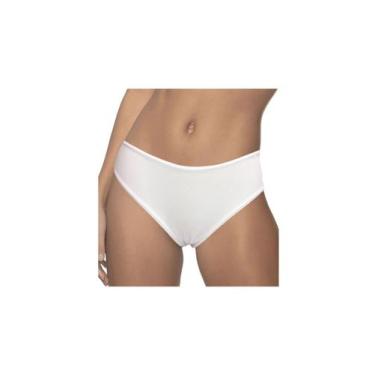 Imagem de Calcinha Cintura Alta DeMillus 053301, Branco, M