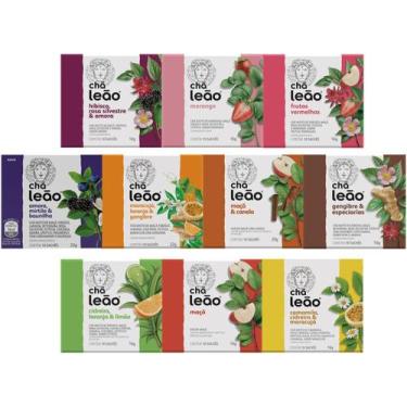 Imagem de Chá Leão Kit 10 Caixas 10 Un 100 Sachês