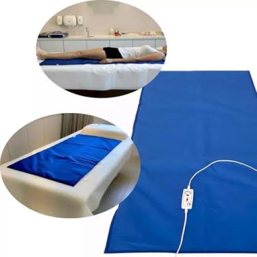 Imagem de Lençol colchonete térmico maca mesa de massagem tradicional 220V Sulterm azul 02 temperaturas