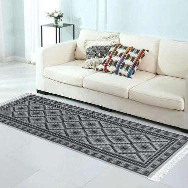 Imagem de 1 Tapete Kilim Passadeira Algodão Lux Dupla Face Kcz6 60x180