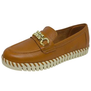 Imagem de Mocassim Feminino Couro Conforto Casual Elegante Bottero